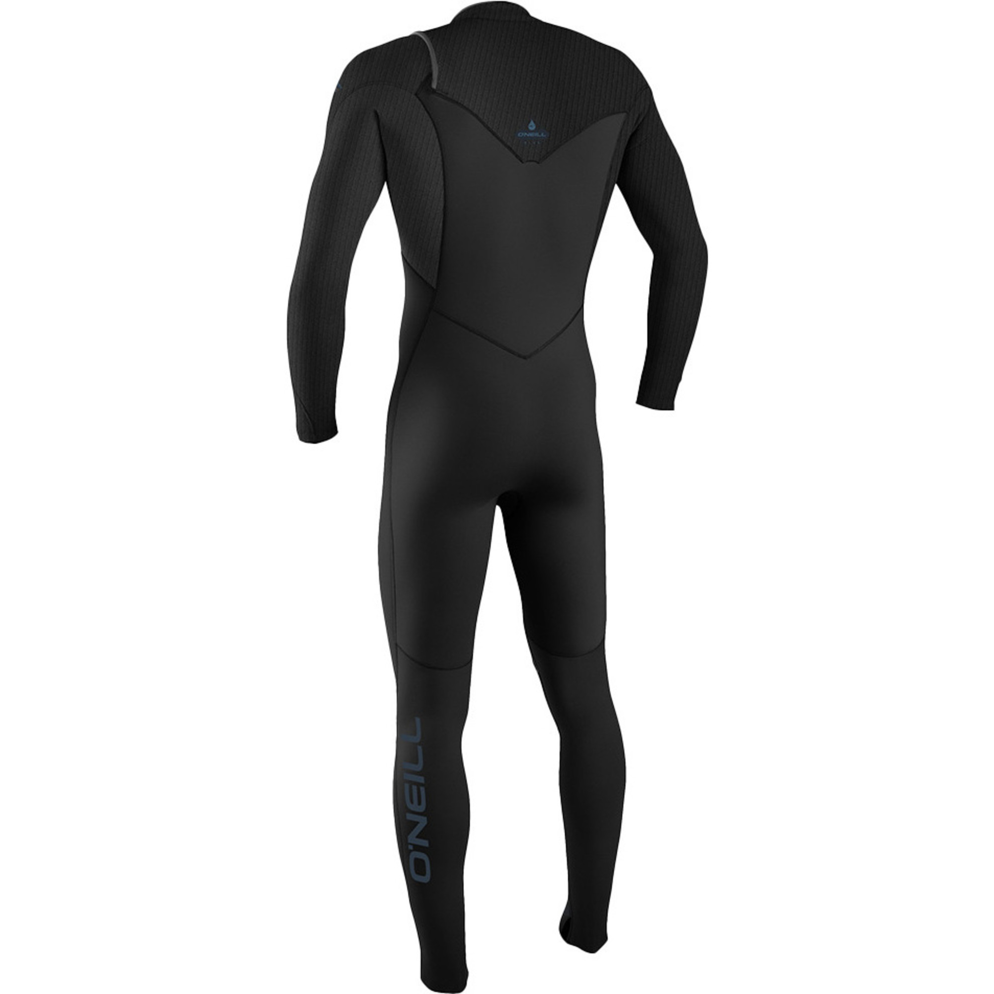 2024 O'Neill Mens Hyperfreak Wind 4/3mm Chest Zip Wetsuit 5628 Black